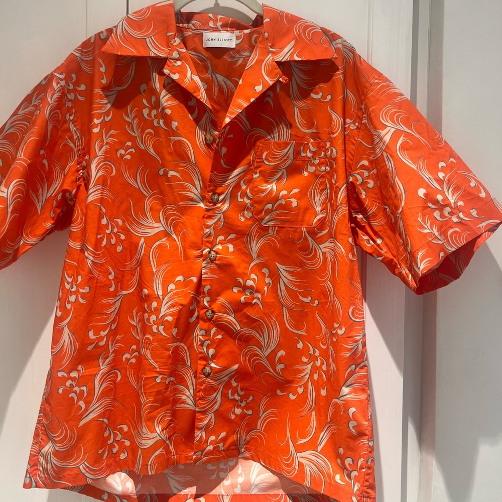 John Elliott button up shirt
